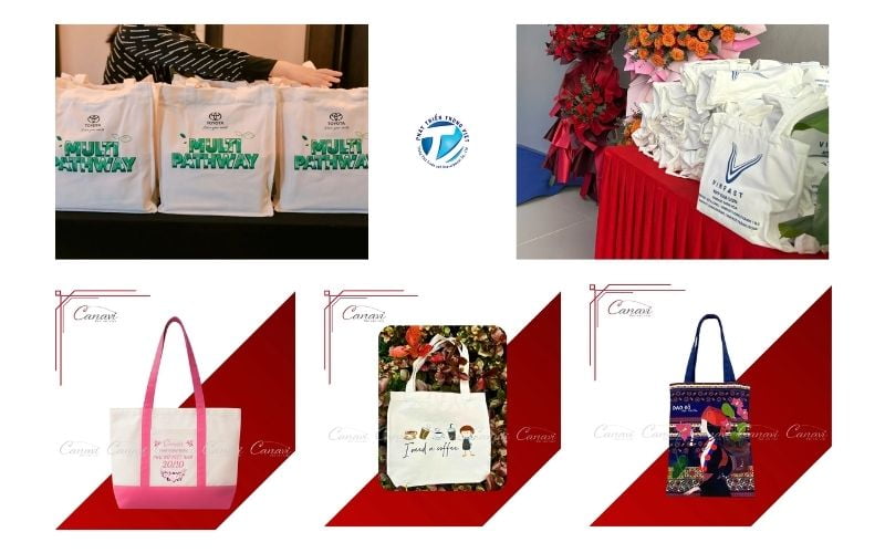 Túi Vải Việt CANAVI in túi tote số lượng lớn